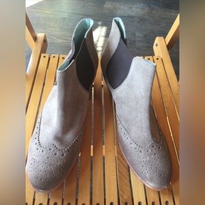 Boden Taupe Suede Chelsea boot Size 42/10.5
